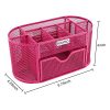 Desk Organizer Pencil Holder 9 Compartments with Drawer