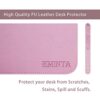 Purple/Pink Leather Desk Pad Dual Sided