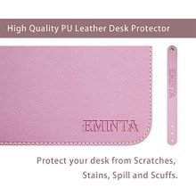 Purple/Pink Leather Desk Pad Dual Sided