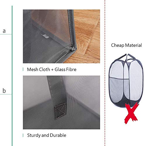 Mesh Popup Laundry Hamper with Handles