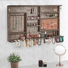 Large Rustic Jewelry Organizer Jewelry Cabinet