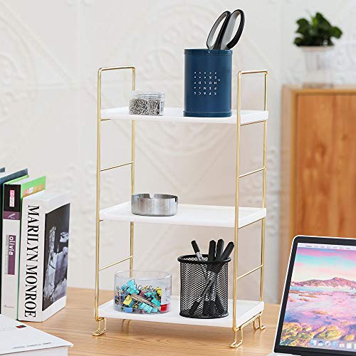 3-Tier Bathroom Countertop Organizer,Freestanding Stackable Organizer