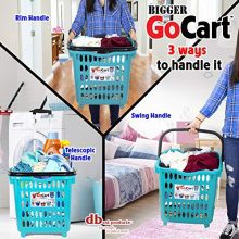 dbest products Bigger GoCart Grocery Cart