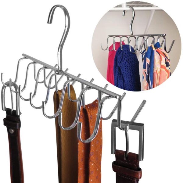 Handbag-Chrome Metal-14 Hooks