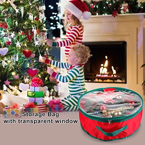 TITA-DONG Xmas Wreath Storage Bag 20 Inch