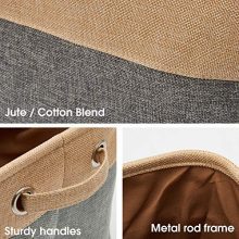 Fabric Tweed Storage Organizer Cube Set