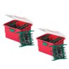 HOMZ Light Organizer Holiday Plastic Storage Container
