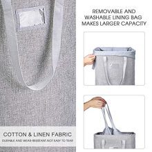 Laundry Hamper Detachable Brackets Well-Holding Foldable