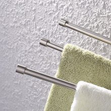 KES Swing Out Towel Bar SUS Stainless Steel, 6-Bar