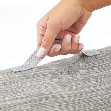mDesign Soft Stripe Gift Wrap Storage Bag Tube