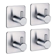FOTYRIG Adhesive Hooks Stick on Hooks Bathroom Hangers