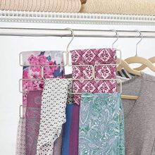 mDesign Modern Metal Closet Rod Hanging Accessory