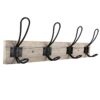 Sageme Wall Mounted Coat Rack,Wooden Entryway Vintage