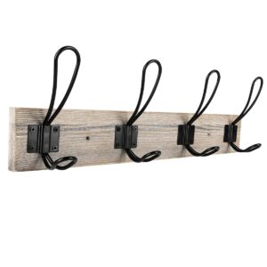 Sageme Wall Mounted Coat Rack,Wooden Entryway Vintage
