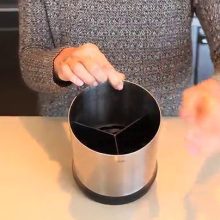 Good Grips Stainless Steel Rotating Utensil Holder - Streamline Your Kitchen Organization