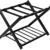 Tangkula Luggage Rack (Set of 4), Folding Metal Suitcase