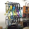 Bike Storage Rack, 6 Bike Hooks for Garage Space-Saving