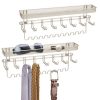 Wall Mount Men's Accessory Storage Organizer Rack