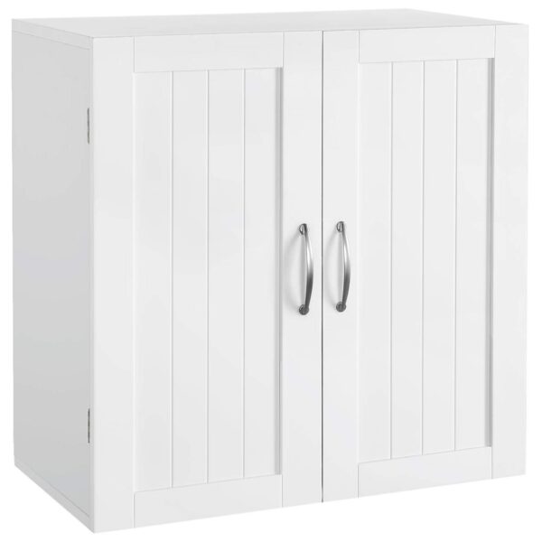 YAHEETECH Bathroom Medicine Cabinet 2 Door Wall Mounted