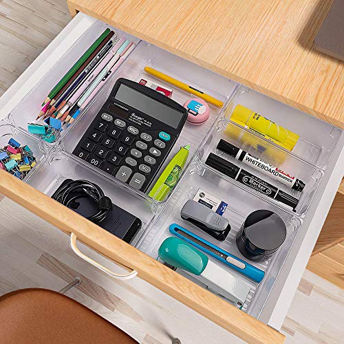 Puroma 24Pcs Desk Drawer Organizer Set 5-size
