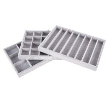 Autoark Ice Velvet Stackable Jewelry Tray Showcase