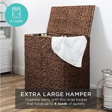 Best Choice Products Rustic Extra Large Natural Woven Water Hyacinth