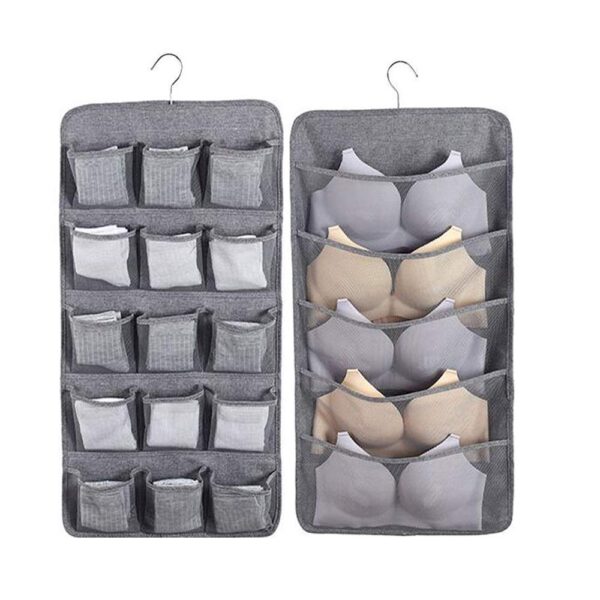 Dual-Sided Closet Organizer for Underwear, Bra, Socks
