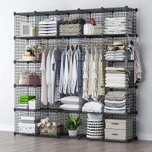 GEORGE&DANIS Wire Storage Shelf Cube Metal