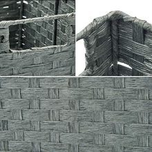 EZOWare Pack of 3 Paper Rope Woven Storage Baskets