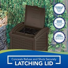 Can Resin Outdoor Trash with Lid Use in Backyard