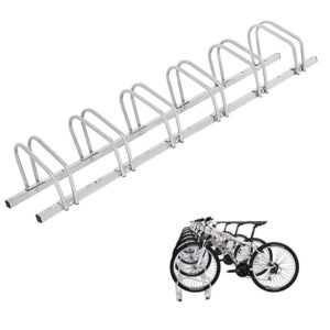 Houseware 6 Bicycle Floor Parking Adjustable Storage