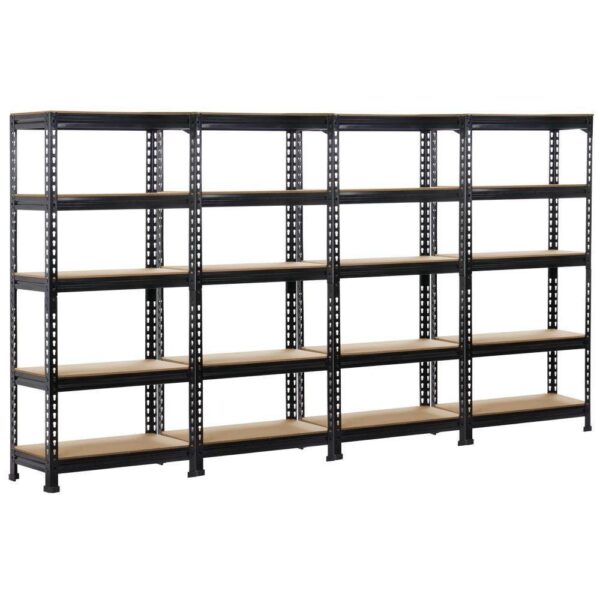 Topeakmart 4 Pack 5 Tier Shelving Unit and Storage Shelves