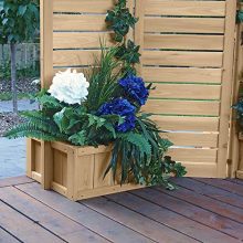 Fusion Planter Cedar Privacy Screen