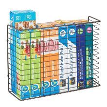 Rust-Resistant Wall-Mounted Magazine Rack – Farmhouse Wire Organizer for Mail, Books & More