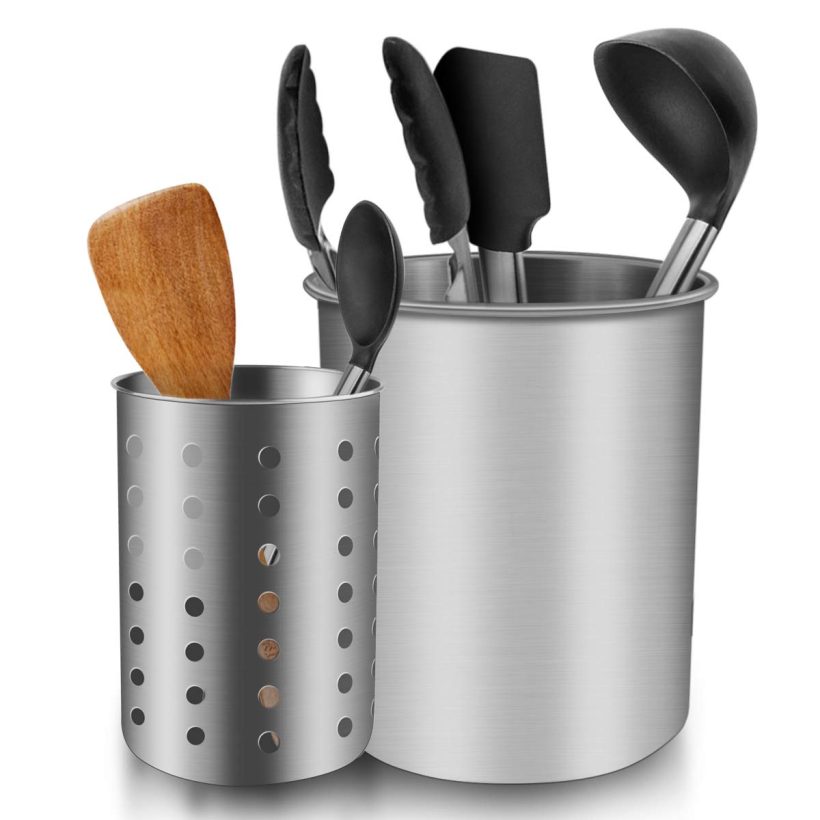 Kitchen Utensils Holder Organizer for Forks, Spoons
