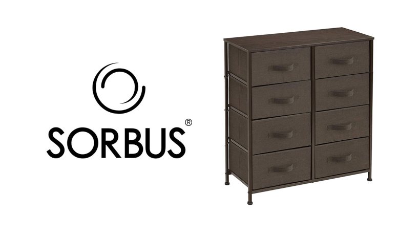 Sorbus Dresser with 8 Drawers - Furniture Storage Chest