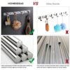 HOMEIDEAS Coat Hook Rack Wall Mounted