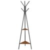 VASAGLE Coat Rack Stand, Coat Tree, Hall Tree Free Standing