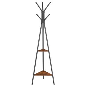 VASAGLE Coat Rack Stand, Coat Tree, Hall Tree Free Standing