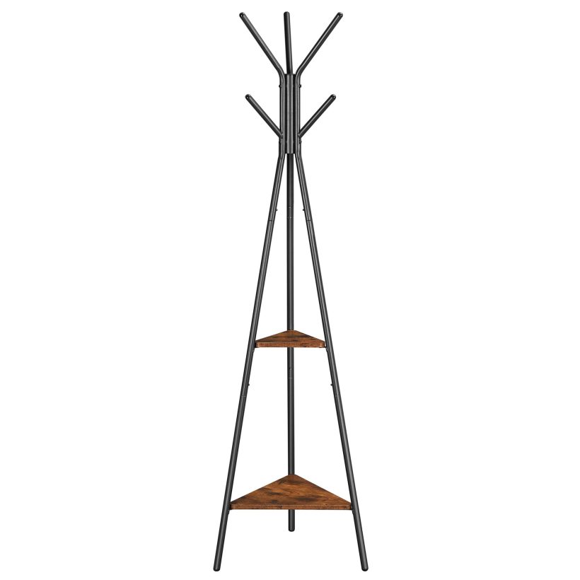 VASAGLE Coat Rack Stand, Coat Tree, Hall Tree Free Standing