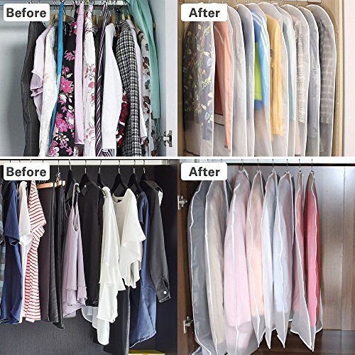Thipoten Garment Bags, Set of 5 Lightweight, 33 Inch