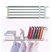 BAOYOUNI Closet Tension Shelf Rod Heavy Duty