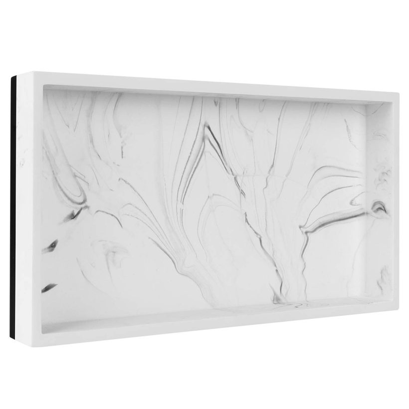 Decorative Cosmetics Organizer Rectangular Resin