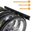Bike Storage Rack, 6 Bike Hooks for Garage Space-Saving