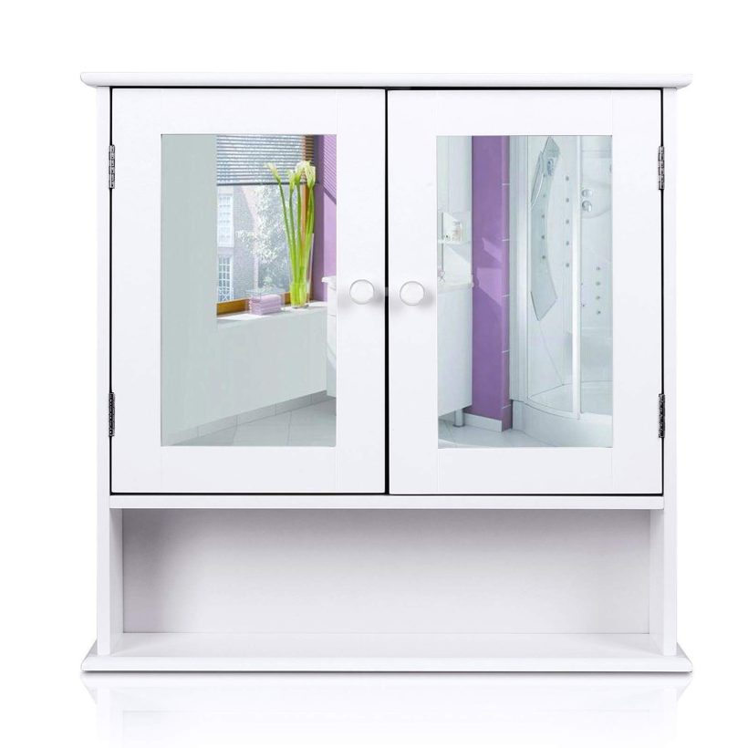 HOMFA Bathroom Wall Cabinet Multipurpose, Kitchen Medicine Storage