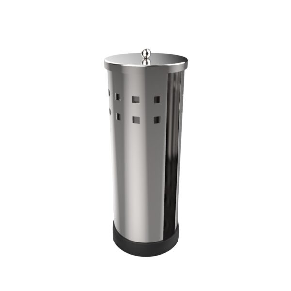 Lavish Home Tissue Bathroom Storage with Rust Resistant Chrome