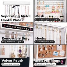 Rustic Wall Mounted Jewelry Organizer Jewelry Holder