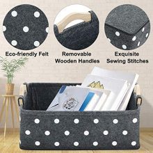 Small Storage Bins Baskets for Organizing Books Magazines Makeups