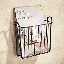 iDesign Classico Steel Wall Mount Magazine Holder