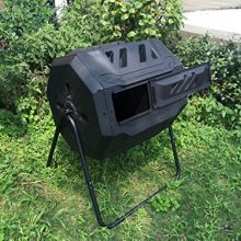 Dual Chamber Rolling Compost Tumbler